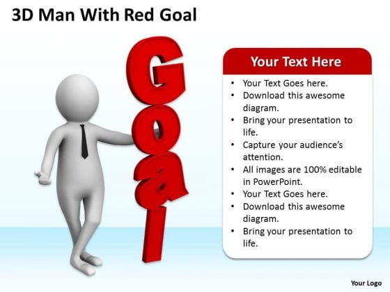 Business People Vector 3d Man With Red Goal PowerPoint Templates Ppt Backgrounds For Slides Business People Vector 3d Man With Red Goal PowerPoint Templates Ppt Backgrounds For Slides