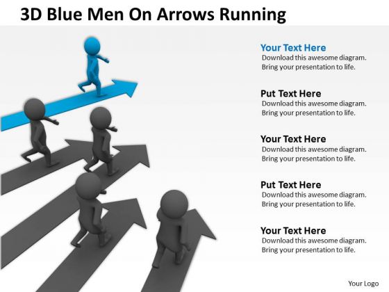 Business People Vector Blue Men On Arrows Running PowerPoint Templates Ppt Backgrounds For Slides Business People Vector Blue Men On Arrows Running PowerPoint Templates Ppt Backgrounds For Slides