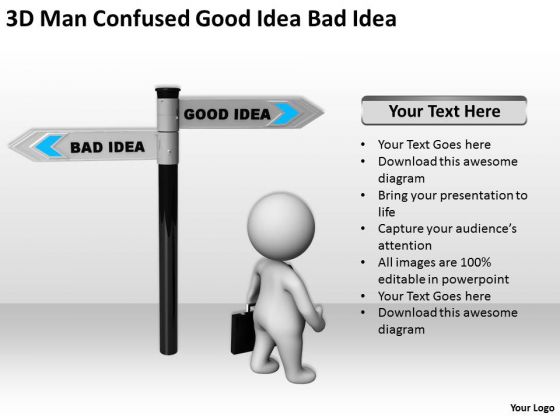 Business People Vector Confused Good Idea Bad PowerPoint Templates Ppt Backgrounds For Slides Business People Vector Confused Good Idea Bad PowerPoint Templates Ppt Backgrounds For Slides