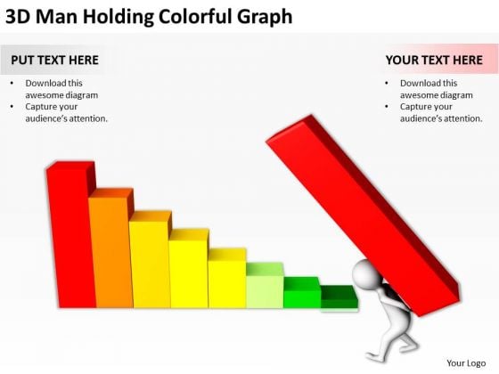 Business People Vector Man Holding Colorful Graph PowerPoint Templates Ppt Backgrounds For Slides Business People Vector Man Holding Colorful Graph PowerPoint Templates Ppt Backgrounds For Slides