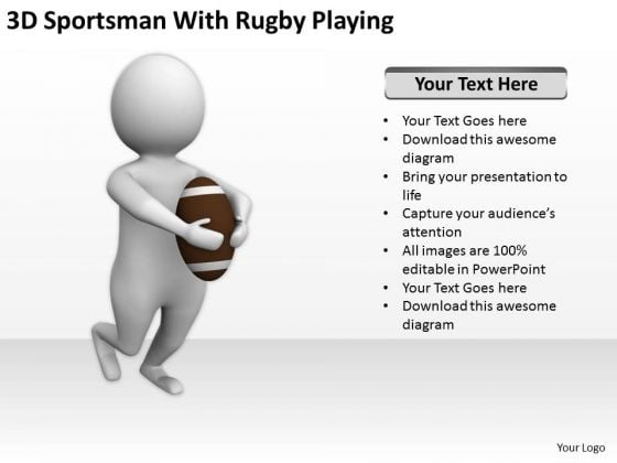 Business People Vector Sportsman With Rugby Playing PowerPoint Templates Ppt Backgrounds For Slides Business People Vector Sportsman With Rugby Playing PowerPoint Templates Ppt Backgrounds For Slides