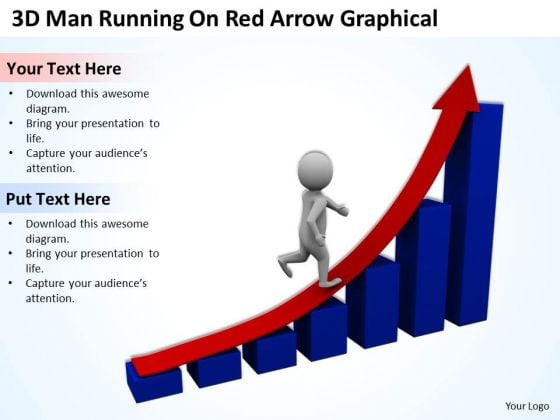 Business People Walking 3d Man Running On Red Arrow Graphical PowerPoint Slides Business People Walking 3d Man Running On Red Arrow Graphical PowerPoint Slides
