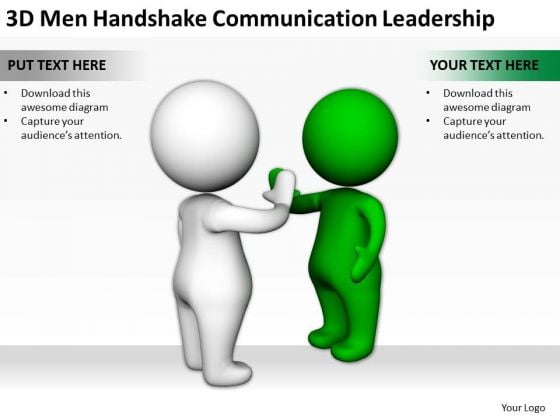 Business Persons 3d Men Handshake Communication Leadership PowerPoint Slides Business Persons 3d Men Handshake Communication Leadership PowerPoint Slides