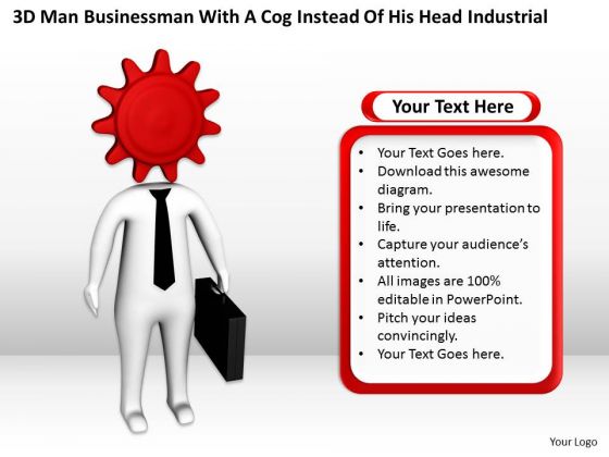 Business Persons Cog Instead Of His Head Industrial PowerPoint Templates Ppt Backgrounds For Slides Business Persons Cog Instead Of His Head Industrial PowerPoint Templates Ppt Backgrounds For Slides