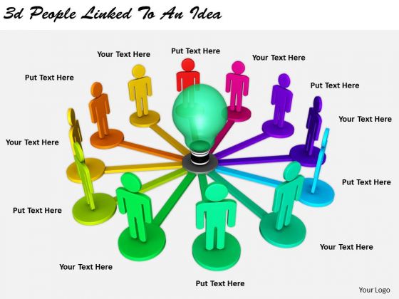 Business Plan And Strategy 3d People Linked To Idea Character Modeling Business Plan And Strategy 3d People Linked To Idea Character Modeling