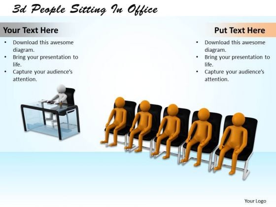 Business Plan And Strategy 3d People Sitting Office Character Business Plan And Strategy 3d People Sitting Office Character