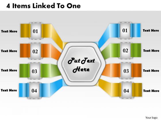 Business Plan And Strategy 4 Items Linked To One Strategic Planning Template Ppt Slide Business Plan And Strategy 4 Items Linked To One Strategic Planning Template Ppt Slide
