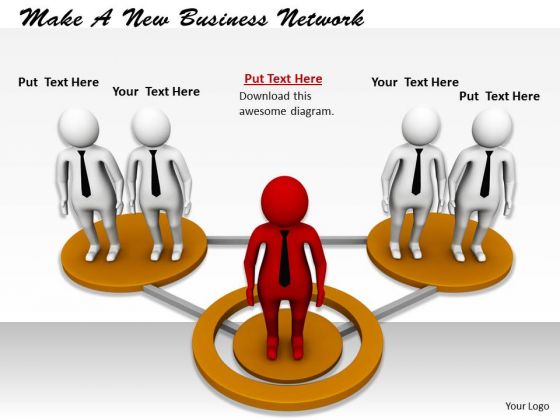 Business Plan Strategy Make New Network Concept Business Plan Strategy Make New Network Concept
