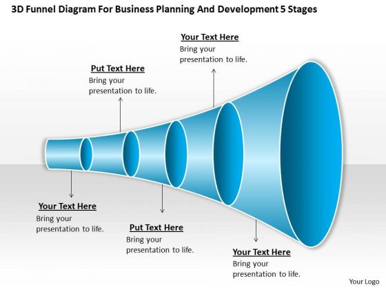 Business Planning And Development 5 Stages Ppt Cost Of PowerPoint Slides