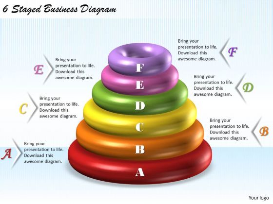 Business Planning Strategy 6 Staged Diagram Marketing