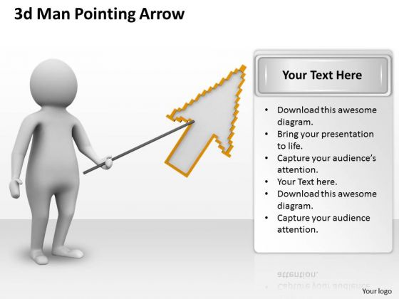 Business Policy And Strategy 3d Man Pointing Arrow Basic Concepts Business Policy And Strategy 3d Man Pointing Arrow Basic Concepts