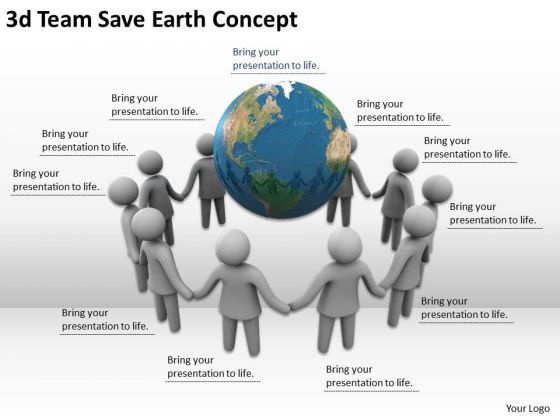 Business Policy And Strategy 3d Team Save Earth Concept Concepts Business Policy And Strategy 3d Team Save Earth Concept Concepts