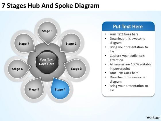 Business PowerPoint Examples 7 Stages Hub And Spoke Diagram Templates Business PowerPoint Examples 7 Stages Hub And Spoke Diagram Templates