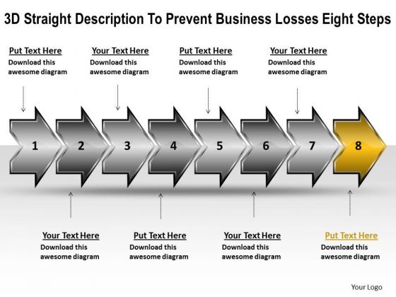 Business PowerPoint Presentation Losses Eight Steps Flow Chart Slides Business PowerPoint Presentation Losses Eight Steps Flow Chart Slides