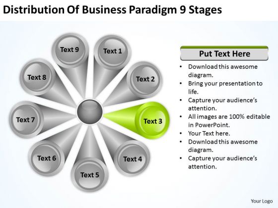 Business PowerPoint Presentation Paradigm 9 Stages Plan Templates
