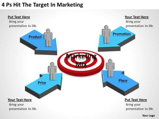 Business PowerPoint Template 4 Ps Hit The Target Marketing Ppt Slides Business PowerPoint Template 4 Ps Hit The Target Marketing Ppt Slides