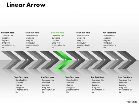 Business PowerPoint Template Linear Arrows 10 Stages Plan Business Image Business PowerPoint Template Linear Arrows 10 Stages Plan Business Image