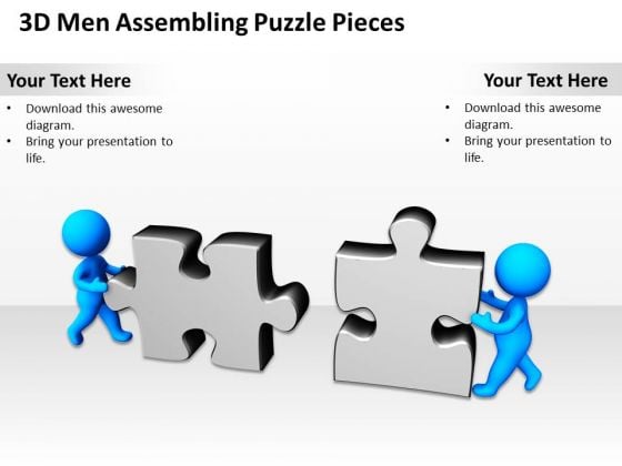 Business Process Diagram Examples 3d Men Assembling Jigsaw Puzzle Pieces PowerPoint Slides Business Process Diagram Examples 3d Men Assembling Jigsaw Puzzle Pieces PowerPoint Slides