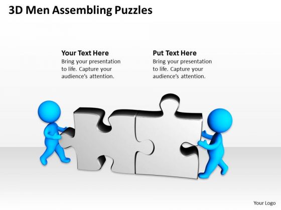 Business Process Diagram Examples 3d Men Assembling Puzzles PowerPoint Slides Business Process Diagram Examples 3d Men Assembling Puzzles PowerPoint Slides