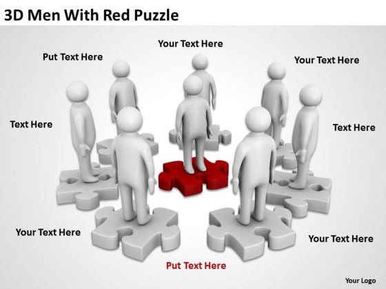 Business Process Diagram Symbols 3d Men With Red Puzzle PowerPoint Templates Business Process Diagram Symbols 3d Men With Red Puzzle PowerPoint Templates
