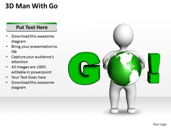 Business Process Diagrams 3d Man With Go PowerPoint Templates Business Process Diagrams 3d Man With Go PowerPoint Templates