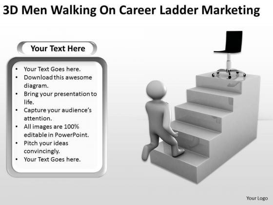 Business Process Flow 3d Men Walking On Career Ladder Marketing PowerPoint Templates Business Process Flow 3d Men Walking On Career Ladder Marketing PowerPoint Templates