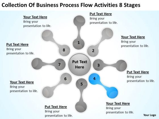Business Process Flow Activities 8 Stages Plan Forms PowerPoint Slides Business Process Flow Activities 8 Stages Plan Forms PowerPoint Slides