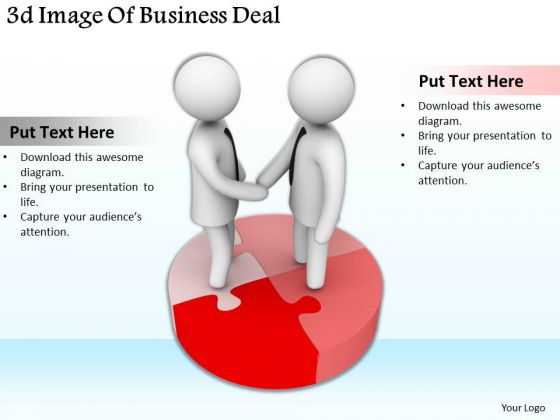 Business Process Strategy 3d Image Of Deal Character Business Process Strategy 3d Image Of Deal Character
