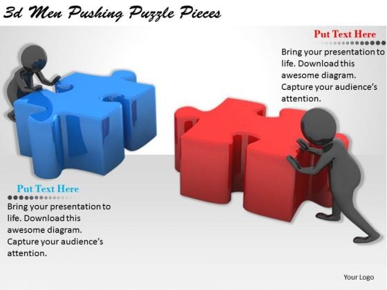 Business Process Strategy 3d Men Pushing Puzzle Pieces Basic Concepts Business Process Strategy 3d Men Pushing Puzzle Pieces Basic Concepts
