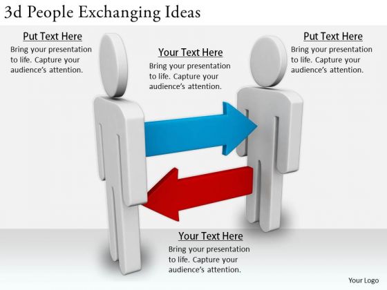 Business Strategy 3d People Exchanging Ideas Adaptable Concepts Business Strategy 3d People Exchanging Ideas Adaptable Concepts