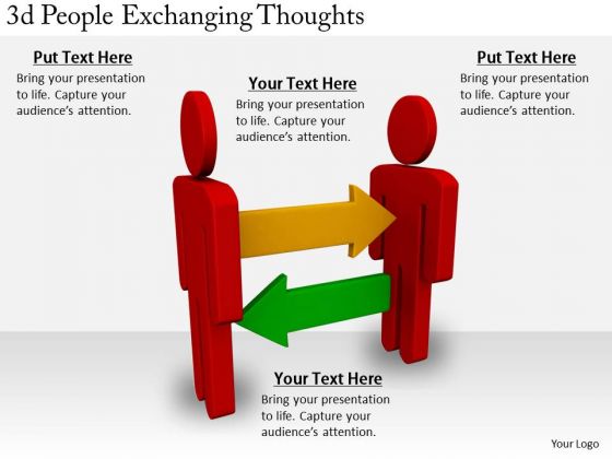 Business Strategy 3d People Exchanging Thoughts Adaptable Concepts Business Strategy 3d People Exchanging Thoughts Adaptable Concepts