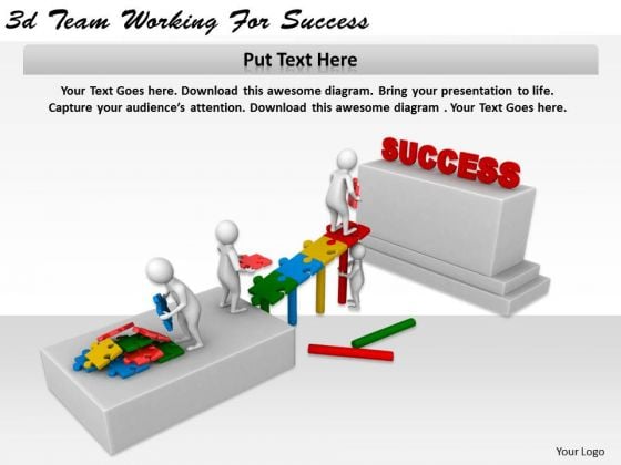 Business Strategy 3d Team Working For Success Basic Concepts Business Strategy 3d Team Working For Success Basic Concepts