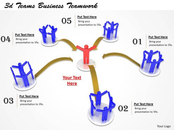 Business Strategy 3d Teams Teamwork Concepts Business Strategy 3d Teams Teamwork Concepts