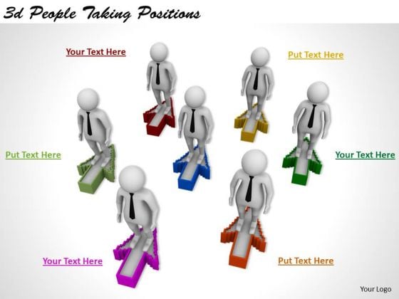 Business Strategy Concepts 3d People Taking Positions Adaptable Business Strategy Concepts 3d People Taking Positions Adaptable