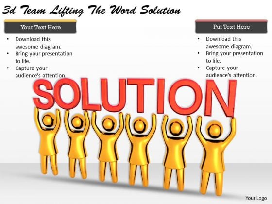 Business Strategy Concepts 3d Team Lifting The Word Solution Basic Business Strategy Concepts 3d Team Lifting The Word Solution Basic