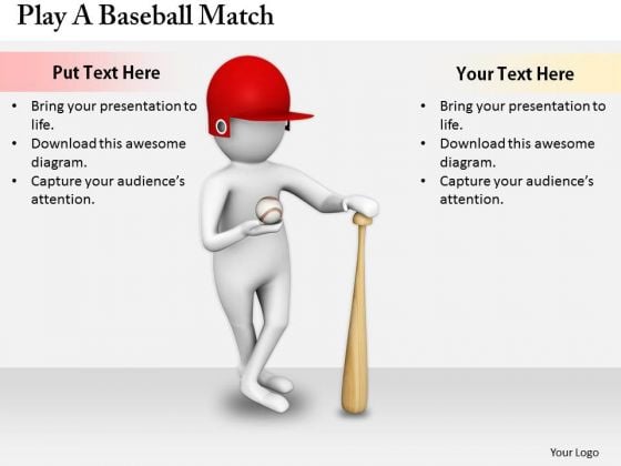 Business Strategy Concepts Play Baseball Match 3d Characters Business Strategy Concepts Play Baseball Match 3d Characters