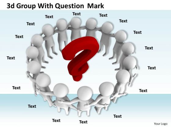 Business Strategy Consultant 3d Group With Question Mark Adaptable Concepts Business Strategy Consultant 3d Group With Question Mark Adaptable Concepts