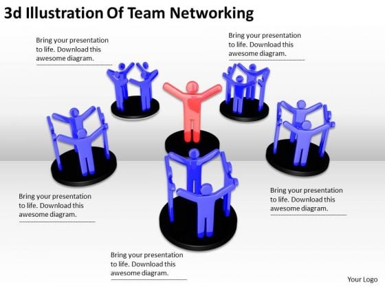Business Strategy Consultant 3d Illustration Of Team Networking Concepts Business Strategy Consultant 3d Illustration Of Team Networking Concepts