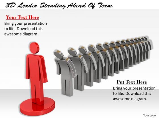 Business Strategy Consultant 3d Leader Standing Ahead Of Team Character Modeling Business Strategy Consultant 3d Leader Standing Ahead Of Team Character Modeling