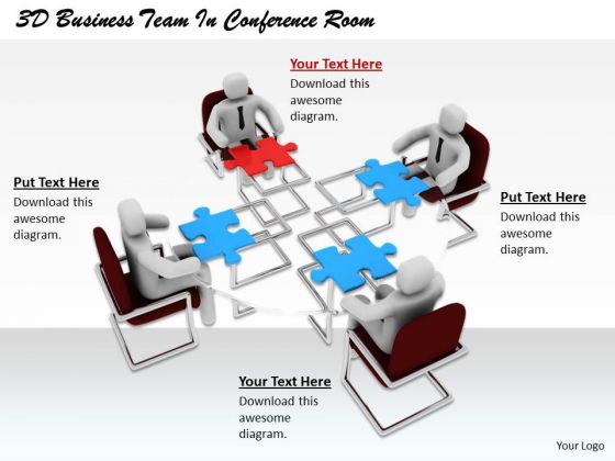 Business Strategy Consultant 3d Team Conference Room Character Business Strategy Consultant 3d Team Conference Room Character