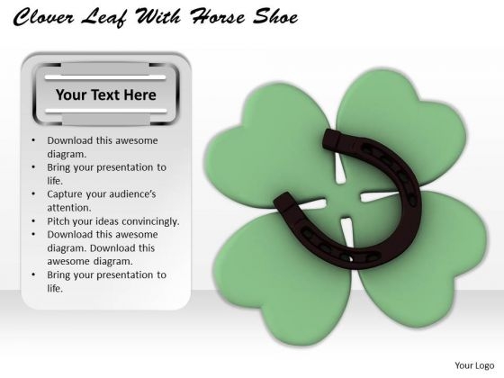 Business Strategy Consultant Clover Leaf With Horse Shoe Images