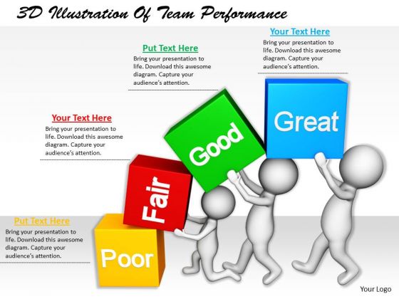 Business Strategy Consultants 3d Illustration Of Team Performance Concepts