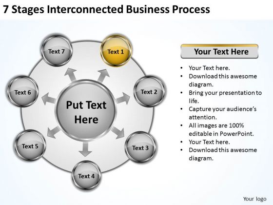 Business Strategy Consulting 7 Stages Interconnected Process PowerPoint Business Strategy Consulting 7 Stages Interconnected Process PowerPoint