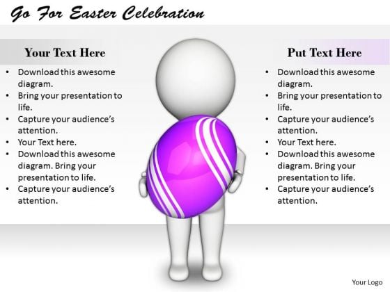 Business Strategy Consulting Go For Easter Celebration 3d Character Models