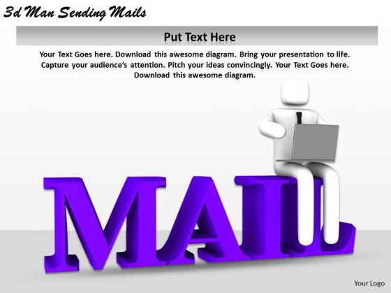 Business Strategy Development 3d Man Sending Mails Character Models Business Strategy Development 3d Man Sending Mails Character Models