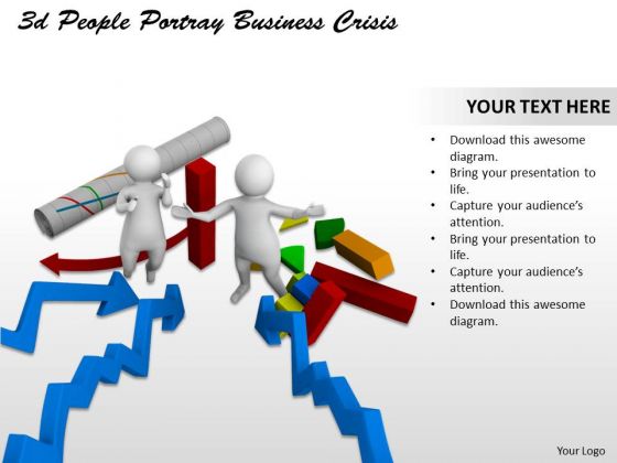 Business Strategy Development 3d People Portray Crisis Concept Statement Business Strategy Development 3d People Portray Crisis Concept Statement