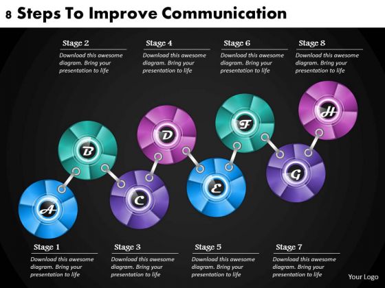 Business Strategy Development 8 Steps To Improve Communication Strategic Planning Model Ppt Slide Business Strategy Development 8 Steps To Improve Communication Strategic Planning Model Ppt Slide