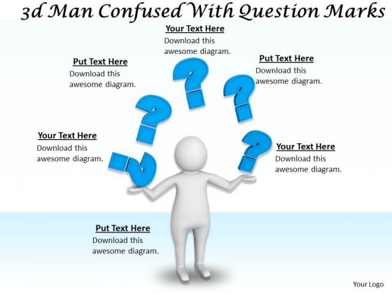 Business Strategy Examples 3d Man Confused With Question Marks Concepts Business Strategy Examples 3d Man Confused With Question Marks Concepts