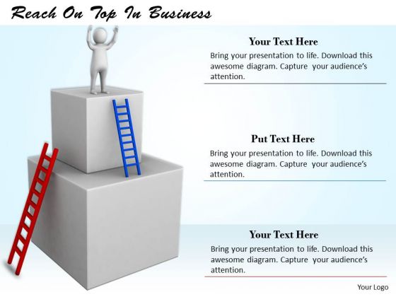 Business Strategy Examples Reach On Top 3d Characters Business Strategy Examples Reach On Top 3d Characters