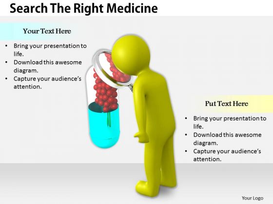 Business Strategy Examples Search The Right Medicine 3d Characters